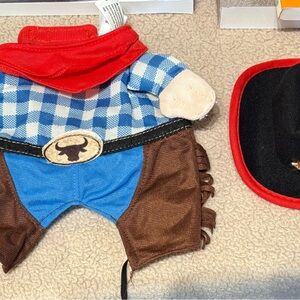 Cowboy Dog Costume with Red Bandana